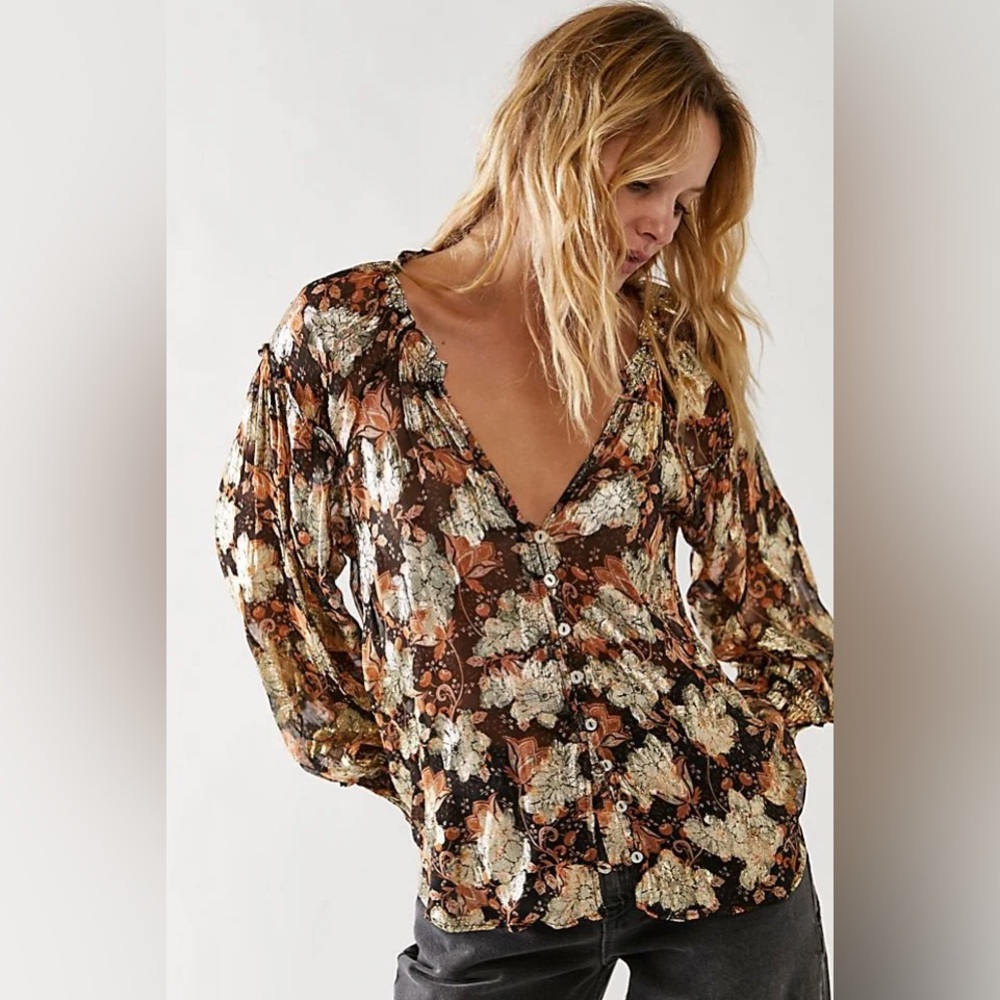 Free People Scorpio Blouse NEW